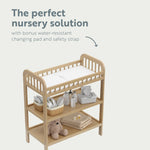 storkcraft pasadena driftwood changing table changing pad callout