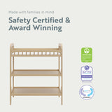 storkcraft pasadena driftwood changing table certifications callout
