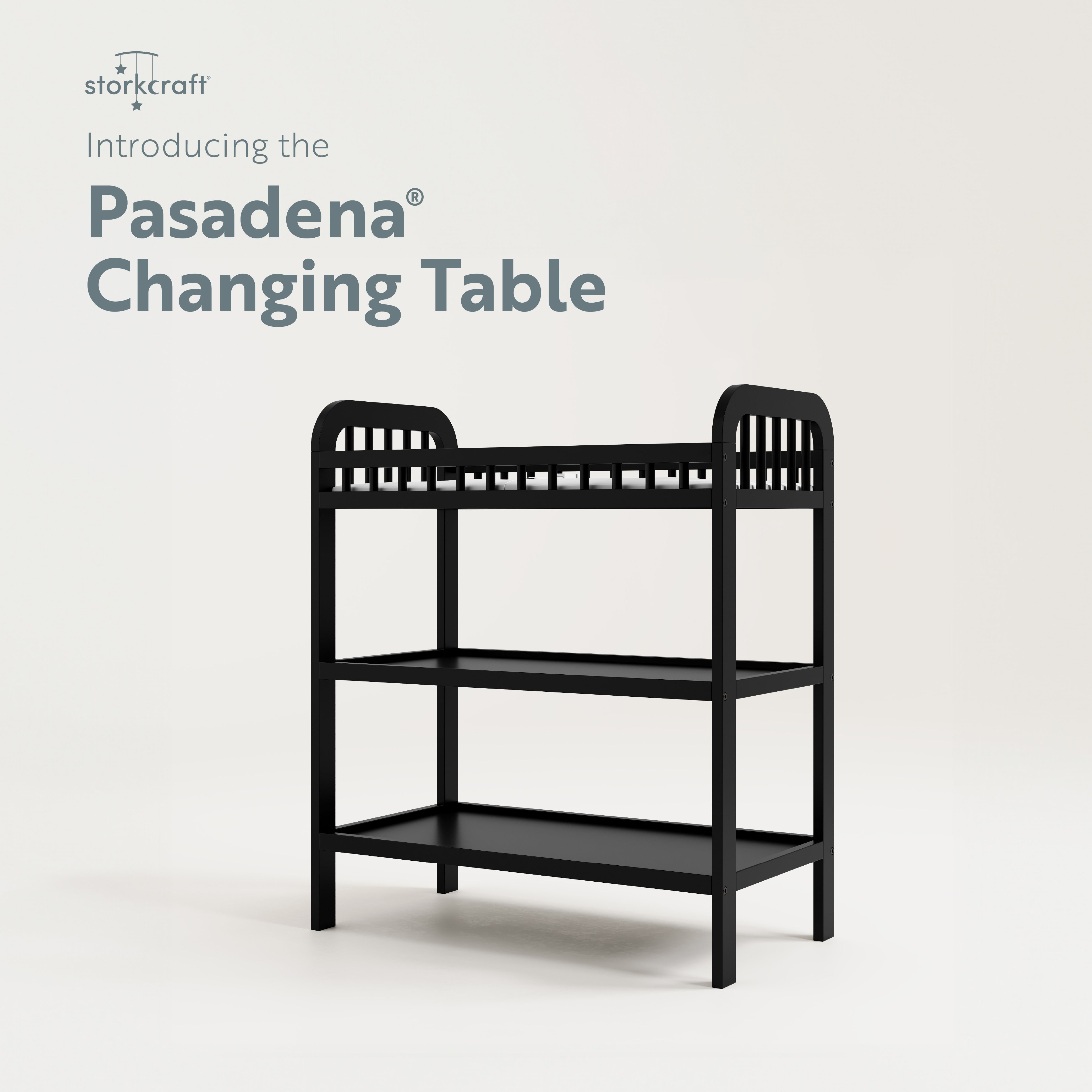 storkcraft pasadena black changing table callout