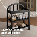 Olivia black changing table callout