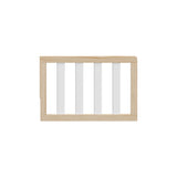 natural with white toddler safety guardrail