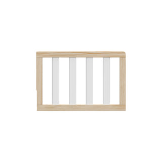 natural with white toddler safety guardrail