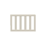 front view frosted oat toddler safety guardrail