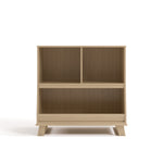 storkcraft modern convertible changing table driftwood without topper front view