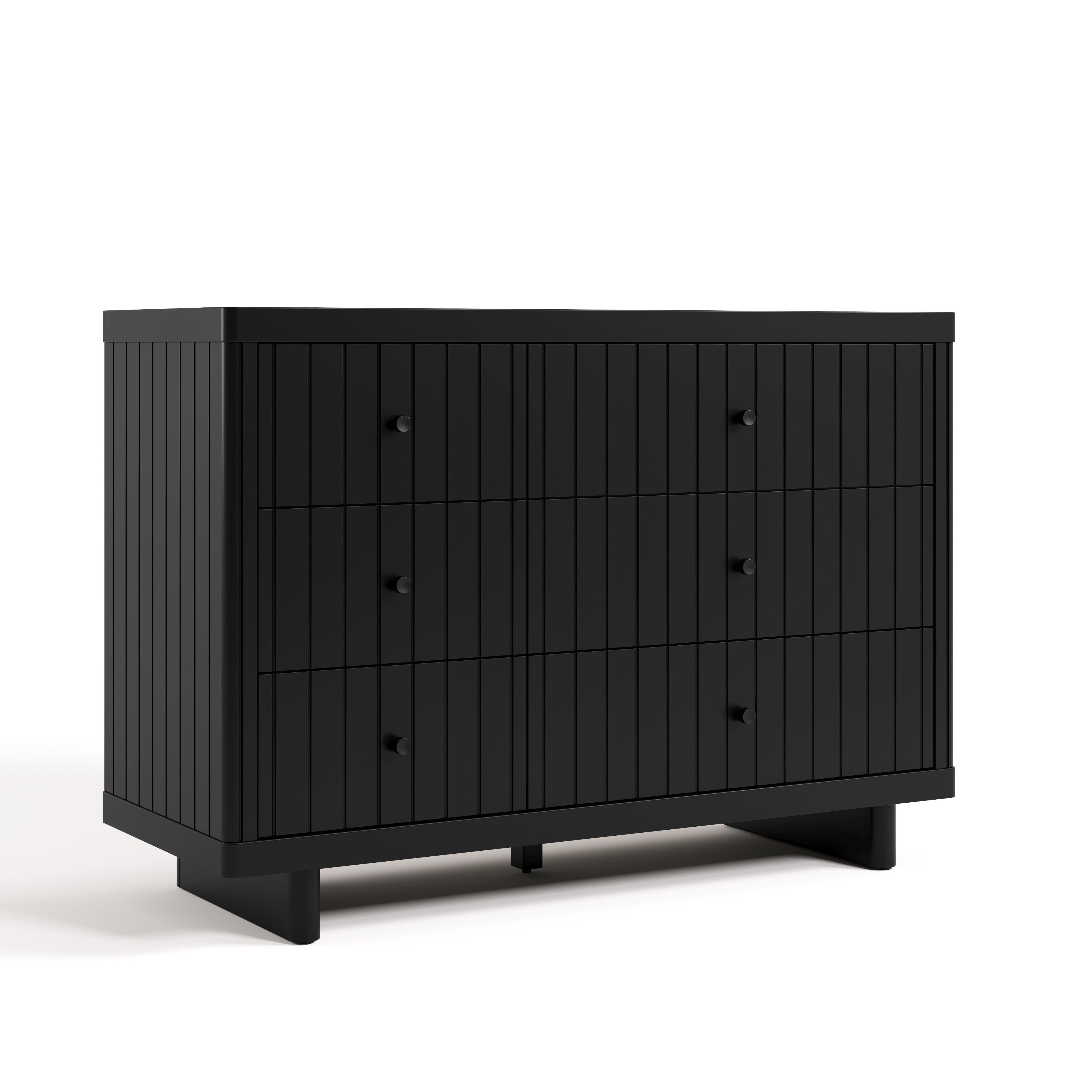 Storkcraft Kyoto 6 Drawer Dresser Black Storkcraft Kyoto 6 Drawer Dresser Black
