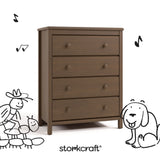 alpine hazelnut 4 drawer dresser with black drawings overlaid on image
