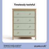 alpine driftwood with sage 4 drawer dresser style callout