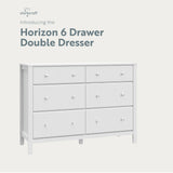 horizon 6 drawer white dresser callout