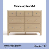 Horizon driftwood 6 drawer dresser style callout