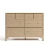 Horizon driftwood 6 drawer dresser front view