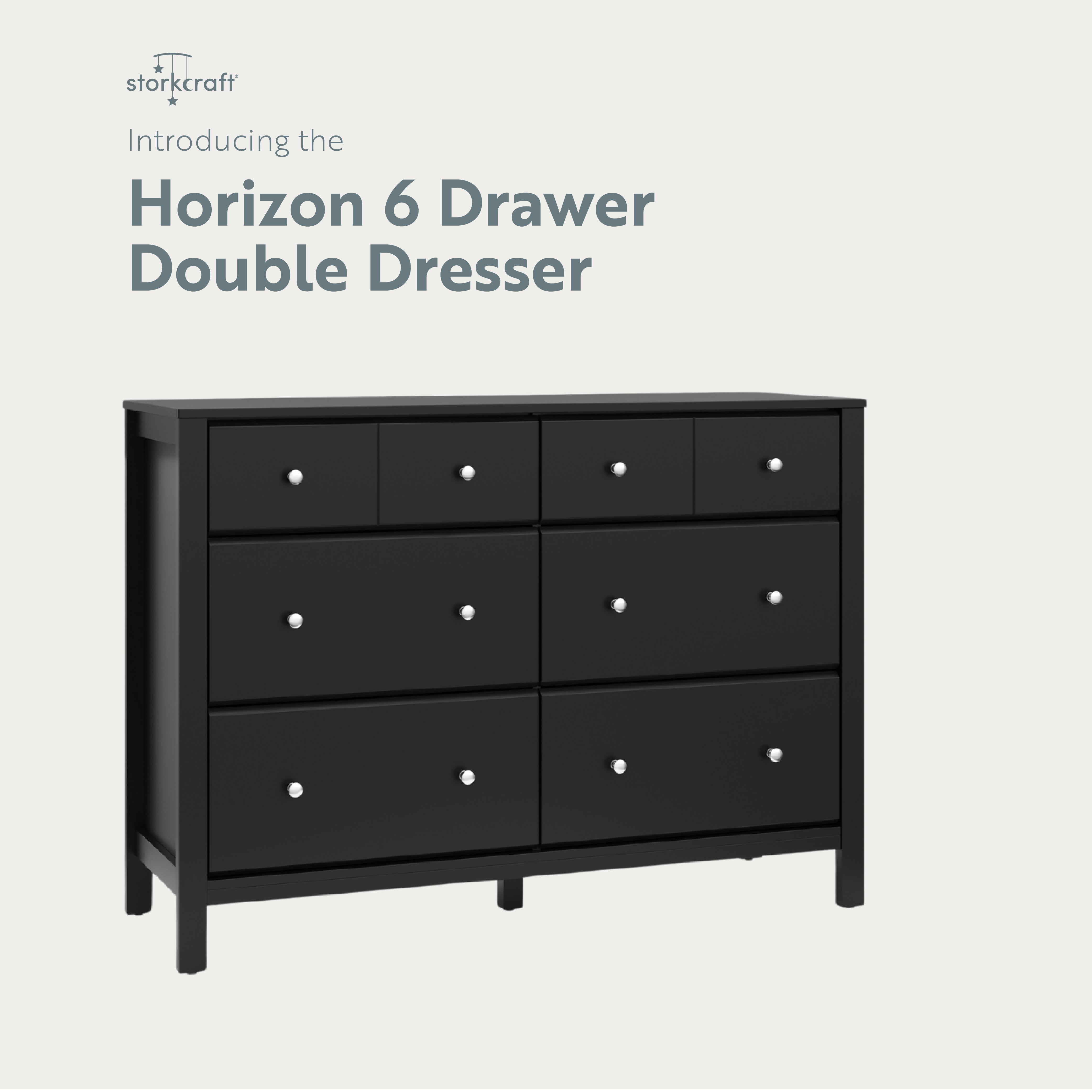 horizon 6 drawer black dresser callout