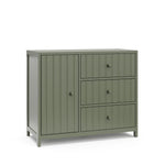 Graco® Teddi® 3 Drawer Combo Dresser with Customizable Knobs.