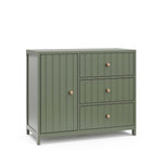 Graco® Teddi® 3 Drawer Combo Dresser with Customizable Knobs.
