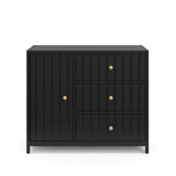 Graco® Teddi® 3 Drawer Combo Dresser with Customizable Knobs.