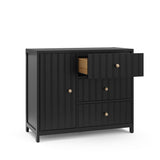 Graco® Teddi® 3 Drawer Combo Dresser with Customizable Knobs.