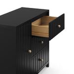 Graco® Teddi® 3 Drawer Combo Dresser with Customizable Knobs.