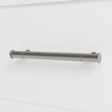 classic white 6 drawer dresser close up of handle