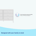 universal 6 drawer white dresser PTPA winner callout