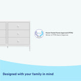 universal 6 drawer white dresser PTPA winner callout