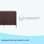 universal 6 drawer espresso dresser PTPA winner callout