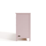 classic blush 6 drawer dresser side view