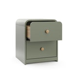 2 drawer dresser olive santos with drawer out