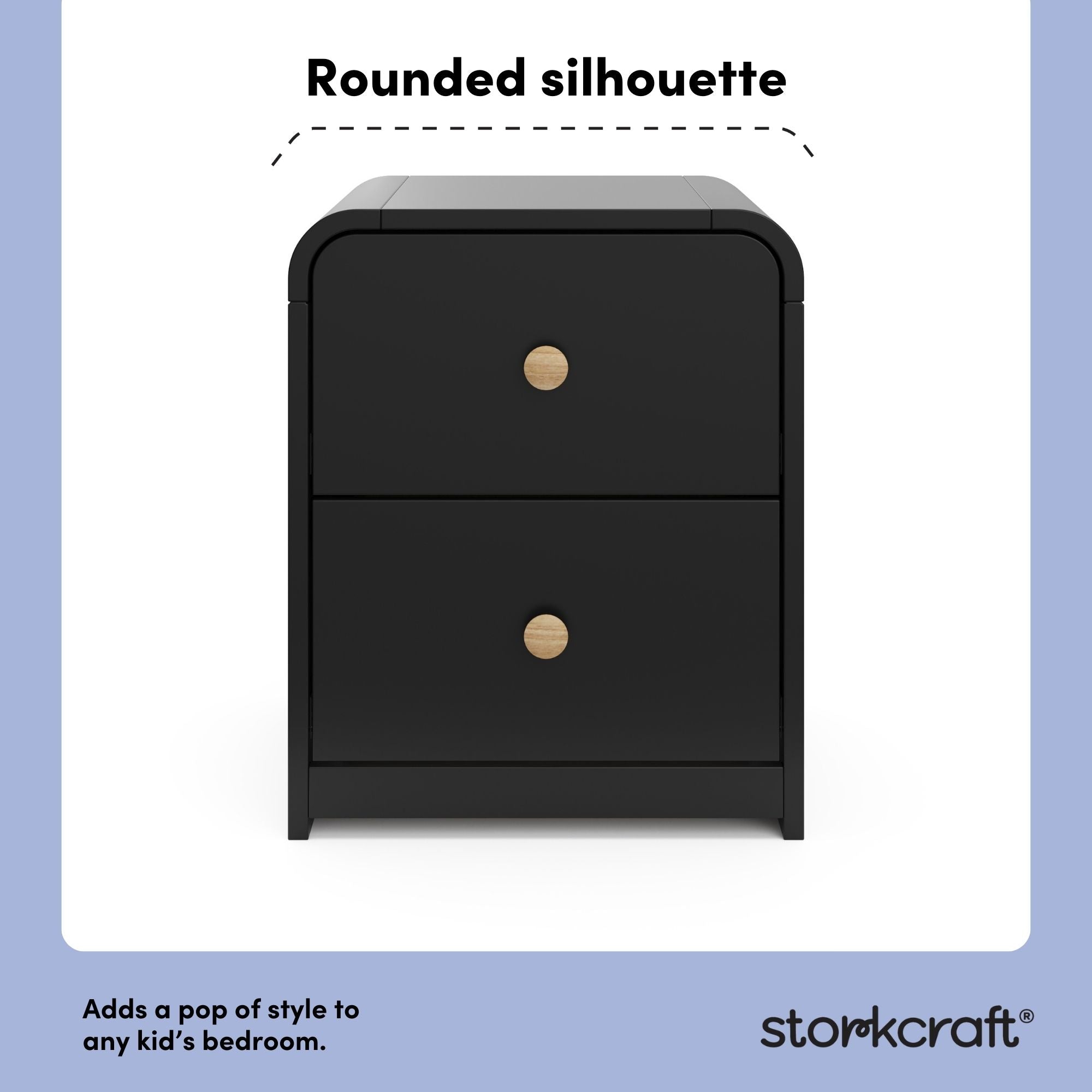 Santos black nightstand style callout
