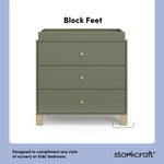 California olive with driftwood 3 drawer chest with changing topper style callout