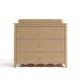 Casablanca driftwood 3 drawer chest with topper front view