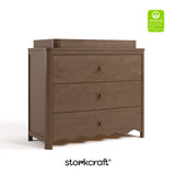 Casablanca hazelnut 3 drawer chest with topper with GGG logo on top right