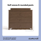 Casablanca hazelnut 3 drawer chest with topper style callout