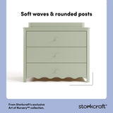 Casablanca sage 3 drawer chest with topper style callout