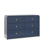 6 drawer midnight blue side angle