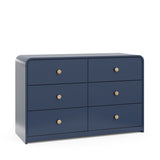 6 drawer midnight blue side angle