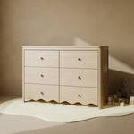 Storkcraft Casablanca driftwood 6 drawer dresser in nursery