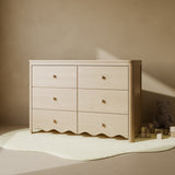 Storkcraft Casablanca driftwood 6 drawer dresser in nursery