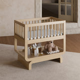 Santorini driftwood bassinet in nursery