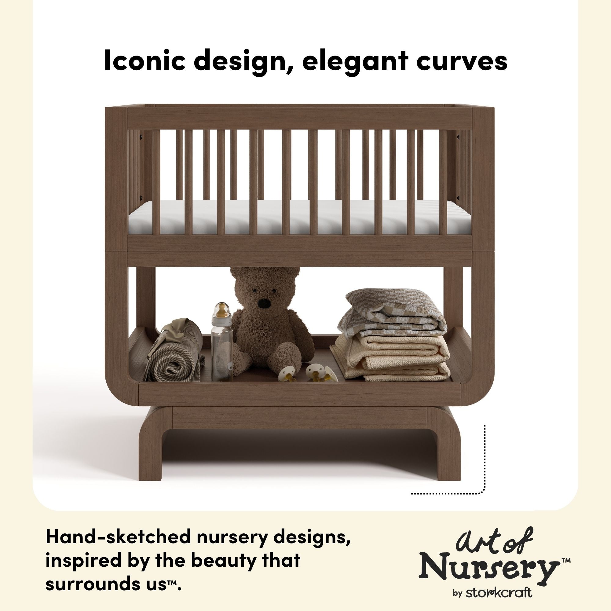 Santorini hazelnut bassinet style callout