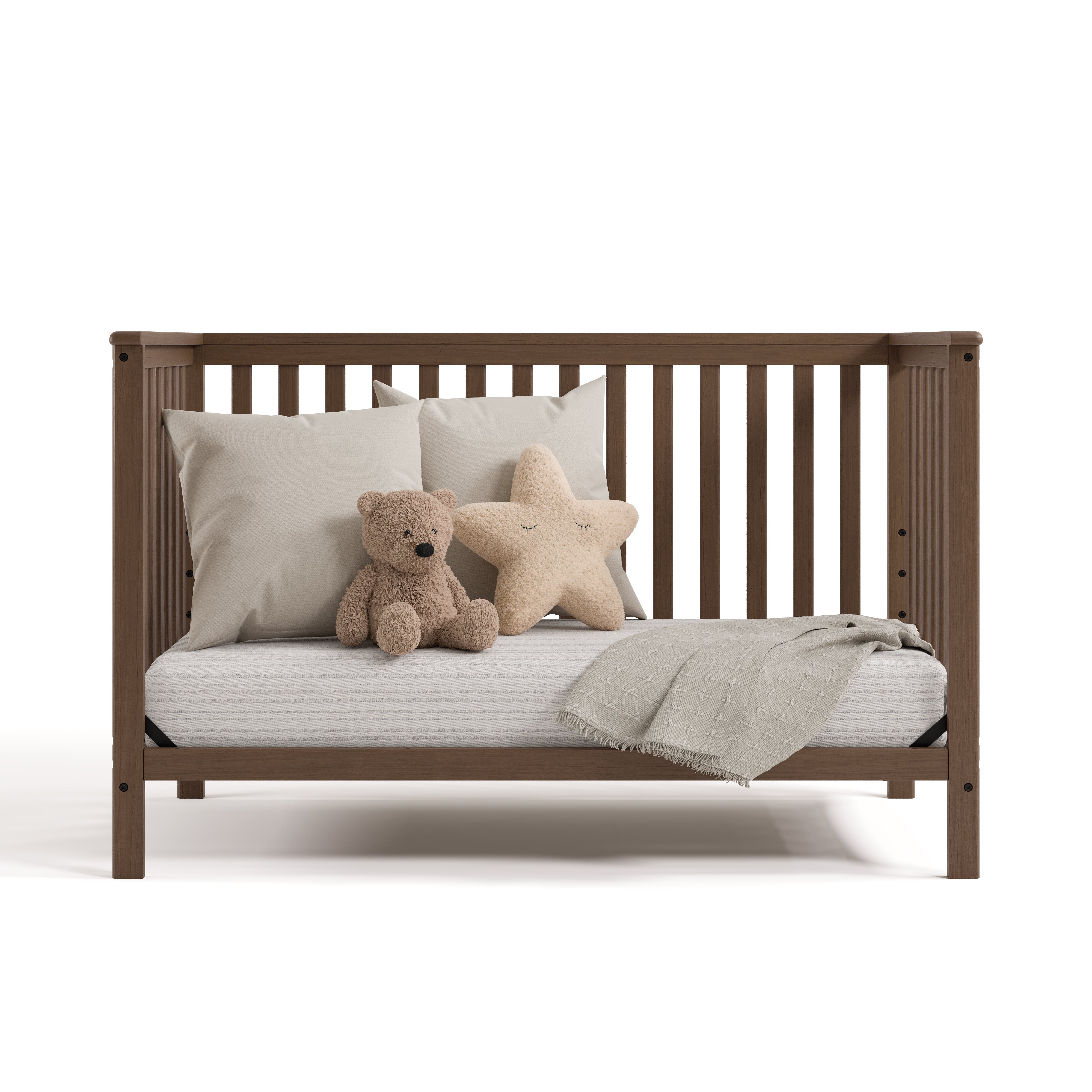 Hillcrest hazelnut crib daybed conversion
