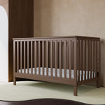 Hillcrest hazelnut crib in nursery