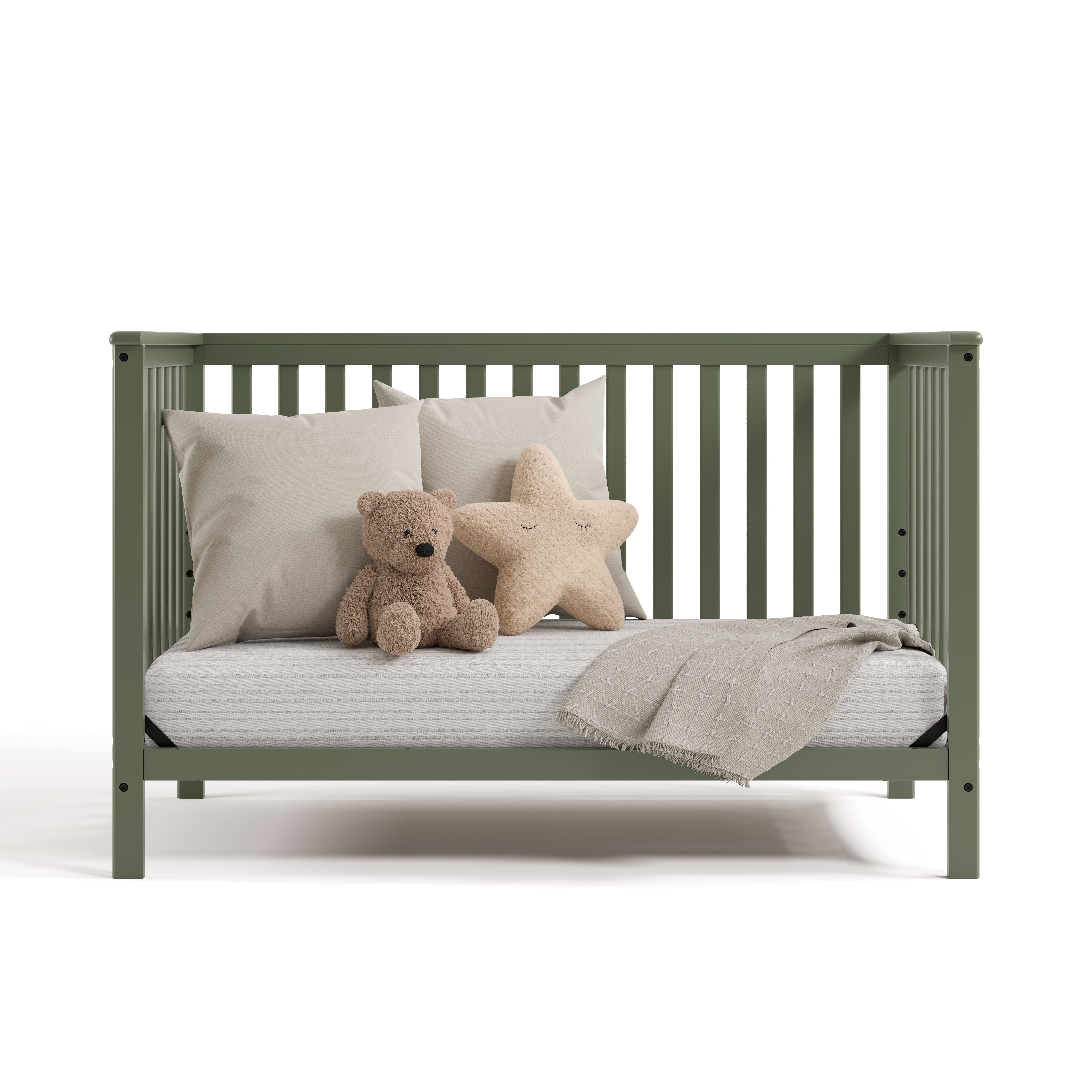 Hillcrest olive crib daybed conversion