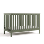 Hillcrest olive crib angle view