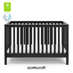Hillcrest black crib with GGG and PTPA logo on top left