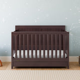 graco hadley espresso crib with drawer in nursery