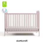 Pasadena blush crib with GGG and PTPA logos on top left