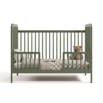 Pasadena olive crib toddler bed conversion