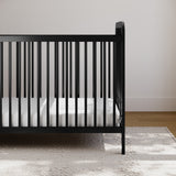 storkcraft pasadena black crib in nursery