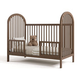 olivia hazelnut crib toddler bed conversion
