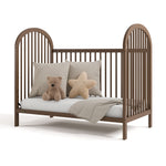 olivia hazelnut crib daybed conversion