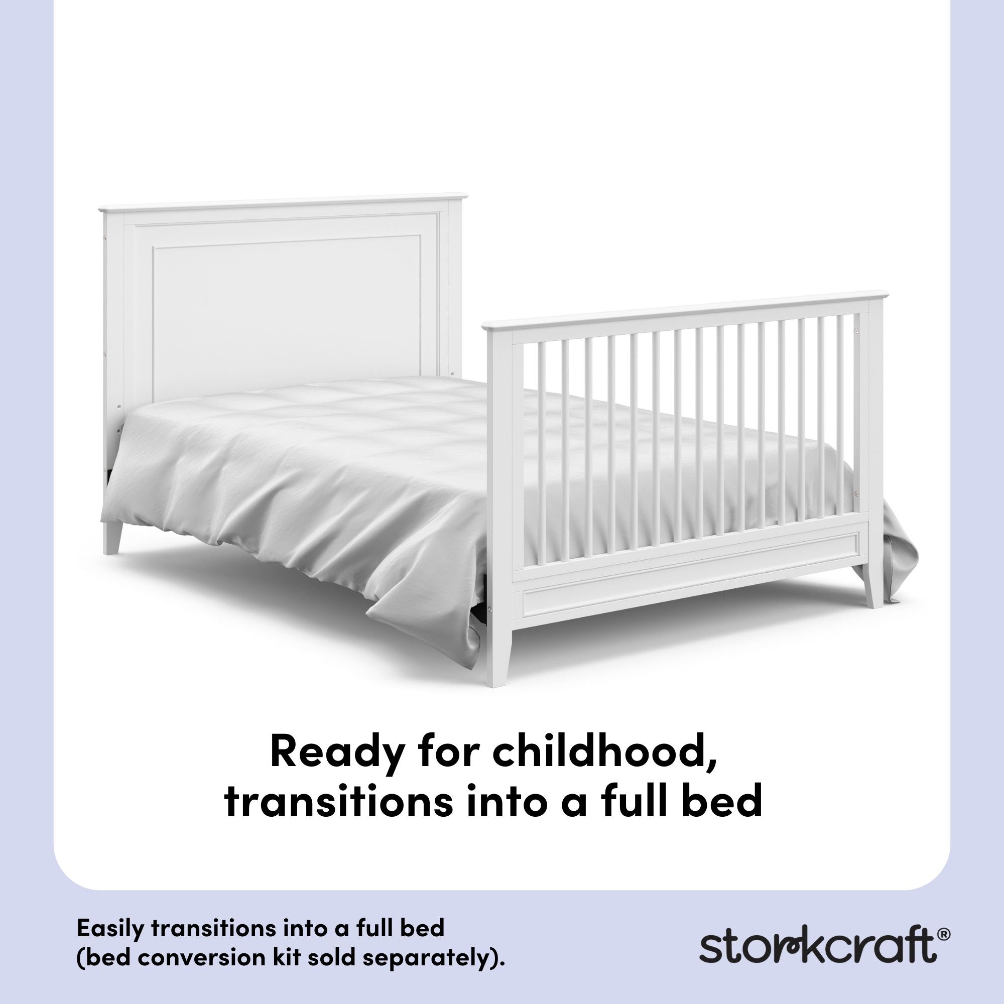 solstice white crib full-size bed conversion callout
